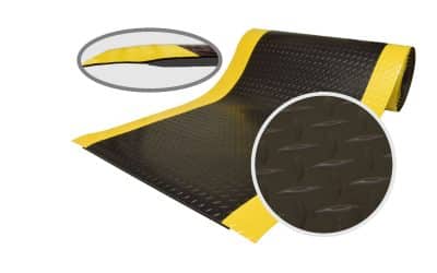 Arbeitsplatzmatten aus PVC-Weichschaum Die günstige Alternative als Rollenware.
