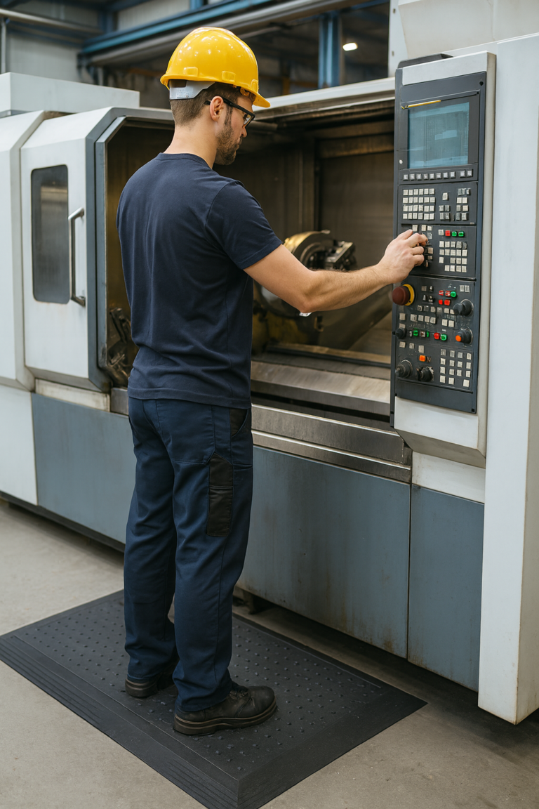 Arbeitsplatzmatten in der Industrie